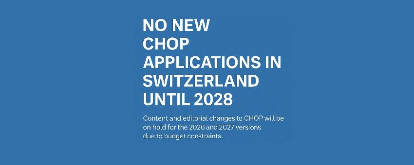 No New CHOP-Applications in Switzerland Until 2028 – Implications for ...